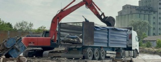 250610- STAȚIA DE ASFALT DIN INCINTA SOCIETĂȚII DRUMURI ȘI PODURI, ÎN PROCES DE DEMOLARE