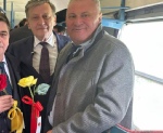 250427- VICEPREȘEDINTELE CONSILIULUI JUDEȚEAN CĂLĂRAȘI ȘI PRIMARUL DIN JEGĂLIA, PREZENȚI LA DEMARAREA LUCRĂRILOR "PODULUI DE FLOR