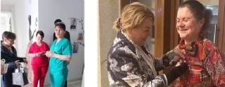 250302- ECHIPA OFSD OLTENIȚA A ADUS SIMBOLUL PRIMĂVERII LA MAI MULTE INSTITUȚII DIN MUNICIPIU